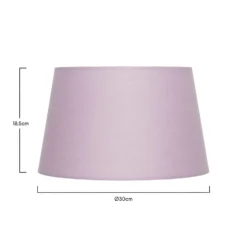 Clyde Mauve Taper Shade - 30cm 11 Clyde Mauve Taper Shade - 30cm -Lighting Shop 13139371 2094900552369179