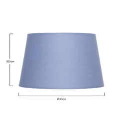 Clyde Blue Taper Shade - 30cm -Lighting Shop 13139373 6954900552354011