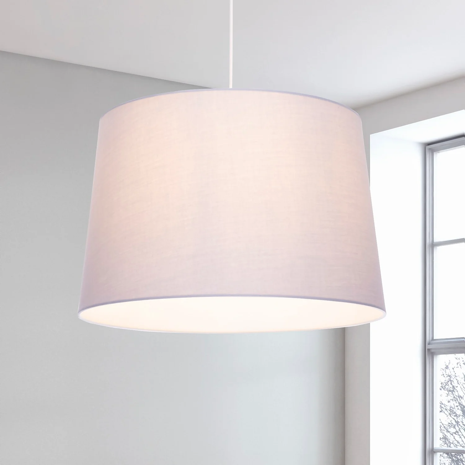 Clyde Grey Taper Shade - 40cm 3 Clyde Grey Taper Shade - 40cm