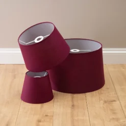 Clyde Plum Taper Shade - 40cm -Lighting Shop 13139378 4454936851058497