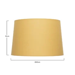 Clyde Ochre Taper Shade - 40cm -Lighting Shop 13139379 1974900554687720