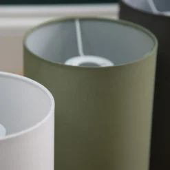 Clyde Sage Cylinder Shade - 16cm -Lighting Shop 13139380 1624944147982011