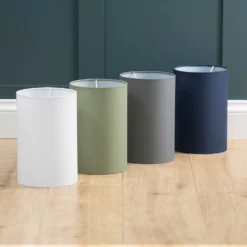 Clyde Charcoal Cylinder Shade - 16cm -Lighting Shop 13139383 4244944147934194