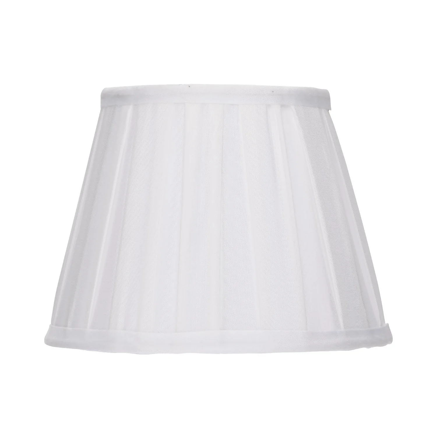 Raye White Pleated Taper Silk Shade - 20cm 4 Raye White Pleated Taper Silk Shade - 20cm - Image 2
