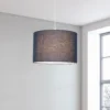 Clyde Navy Drum Shade - 30cm -Lighting Shop 13139386 1204900551893247