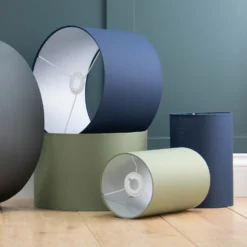 Clyde Navy Drum Shade - 30cm -Lighting Shop 13139386 3534944147934794