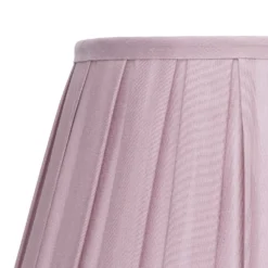 Raye Fig Pleated Taper Silk Shade - 30cm -Lighting Shop 13139391 2804900556763693