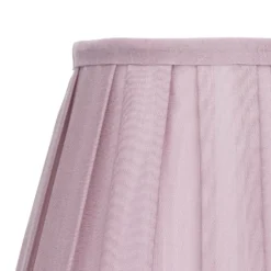 Raye Fig Pleated Taper Silk Shade - 20cm -Lighting Shop 13139393 3404900556037588