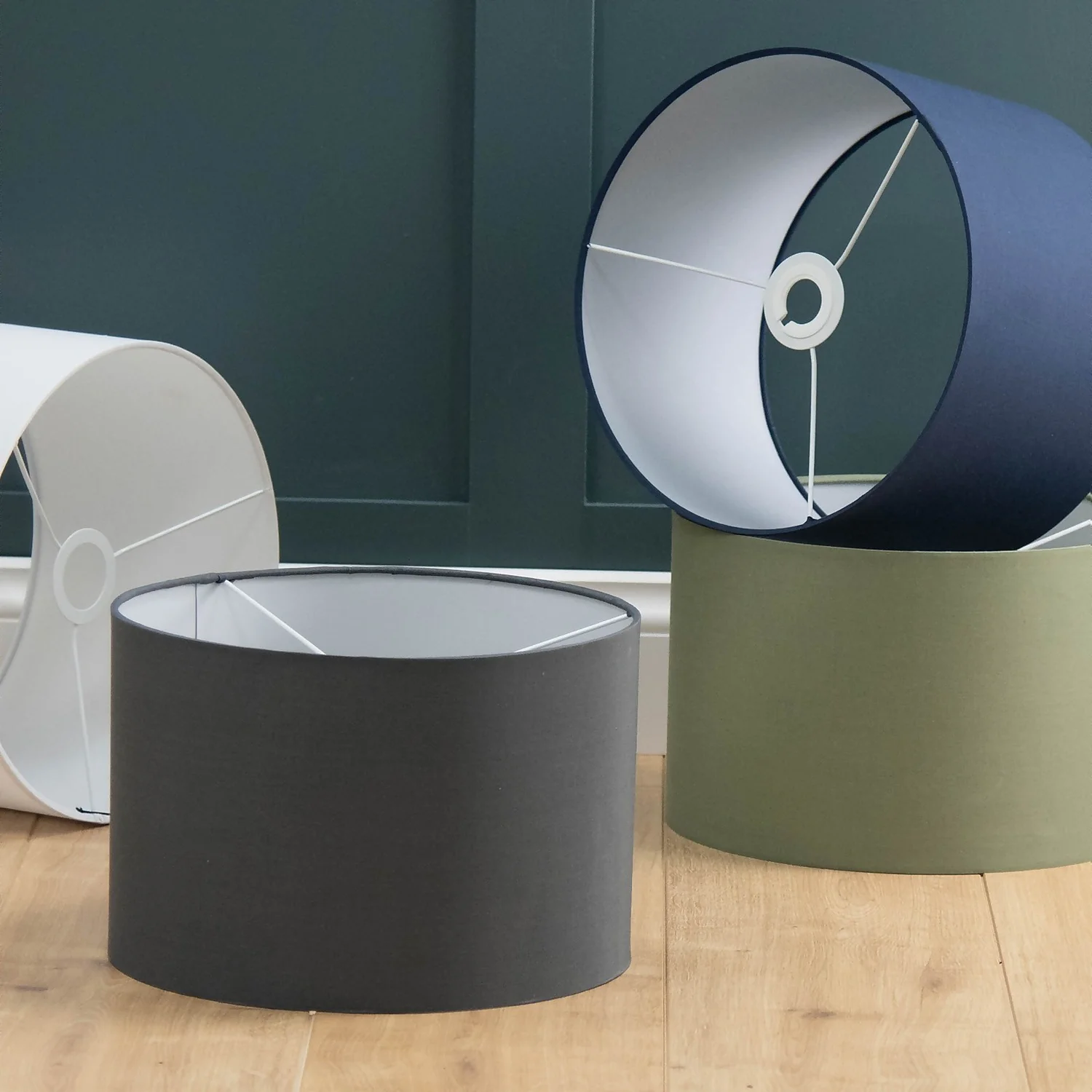 Clyde Sage Drum Shade - 30cm 8 Clyde Sage Drum Shade - 30cm - Image 6