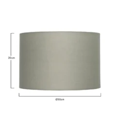 Clyde Sage Drum Shade - 30cm 12 Clyde Sage Drum Shade - 30cm -Lighting Shop 13139395 7854900552015512