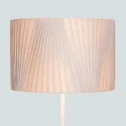 Raye Champagne Drum Pleated Silk Shade - 30cm -Lighting Shop 13139396 1484900555283793