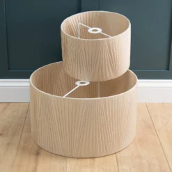 Raye Champagne Drum Pleated Silk Shade - 30cm -Lighting Shop 13139396 9284944148186794