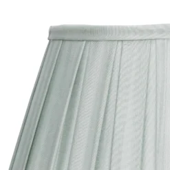 Raye Duck Egg Pleated Taper Silk Shade - 30cm -Lighting Shop 13139401 3294900556762454