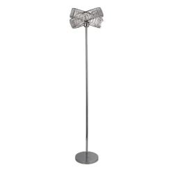 Dita 2 Band Chrome Floor Lamp -Lighting Shop 13157967 5364911165083880