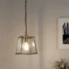 Bellevue 1 Light Industrial Pendant - Brass -Lighting Shop 13157969 2135007607958388