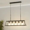 Bellevue 5 Light Industrial Pendant - Black 1 Bellevue 5 Light Industrial Pendant - Black -Lighting Shop 13157971 9765049847482615
