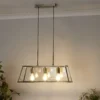 Bellevue 3 Light Industrial Pendant - Brass -Lighting Shop 13157973 9515007607958367