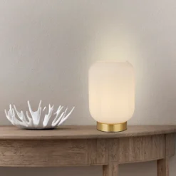 Pearl Frosted Table Lamp - White -Lighting Shop 13177663 1624936591316913