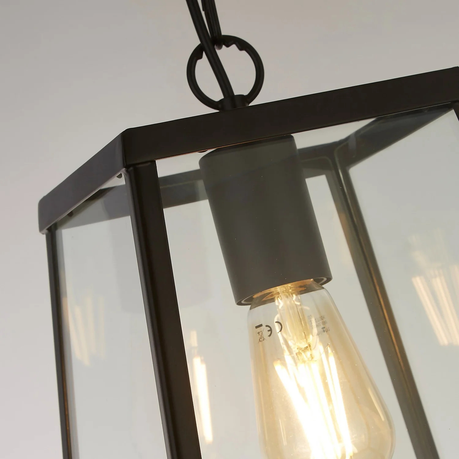 Bellevue 1 Light Industrial Pendant - Black 7 Bellevue 1 Light Industrial Pendant - Black - Image 5
