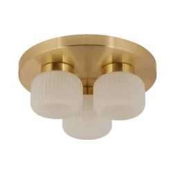 Pearl Frosted 3 Light Flush Ceiling Light -Lighting Shop 13177665 1574930128816102