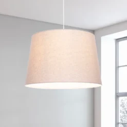 Finn Taper Natural Linen Shade - 40cm
