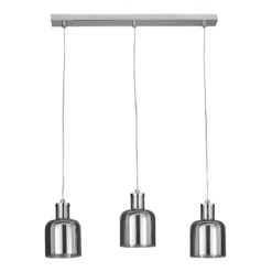 Jinx 3 Light Diner Pendant - Smoked Glass -Lighting Shop 13208311 4424896913169508
