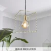 Edge 1 Light Pendant - Polished Brass -Lighting Shop 13208312 2965021602334448