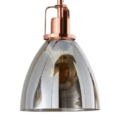 Decan 3 Light Diner Pendant - Smoke & Copper -Lighting Shop 13208313 6314896913283880