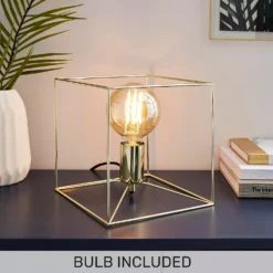 Edge Table Lamp - Polished Brass