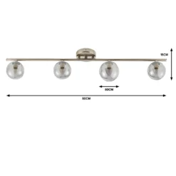 Orb 4 Lamp Spotlight Bar - Nickel Smoke -Lighting Shop 13208325 5554909895384841