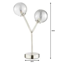 Orb 2 Light Table Lamp - Nickel Smoke -Lighting Shop 13208328 1794909895331888