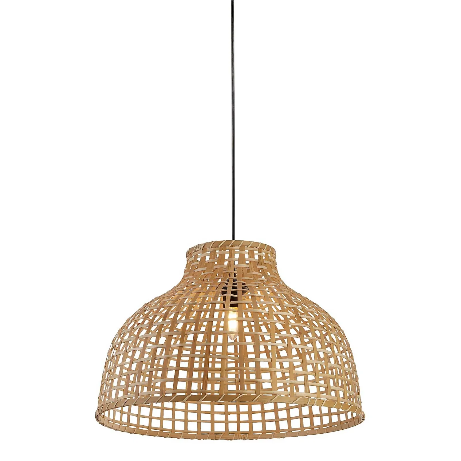 Belle Bamboo Woven Light Shade - Large 3 Belle Bamboo Woven Light Shade - Large