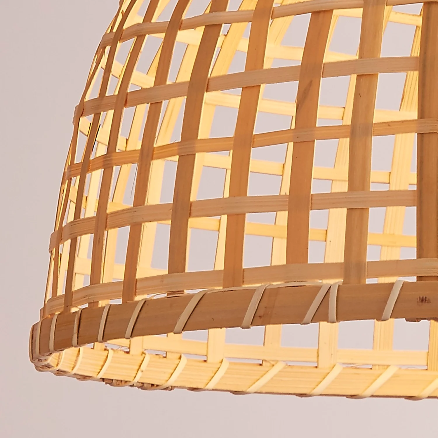 Belle Bamboo Woven Light Shade - Medium 7 Belle Bamboo Woven Light Shade - Medium - Image 5