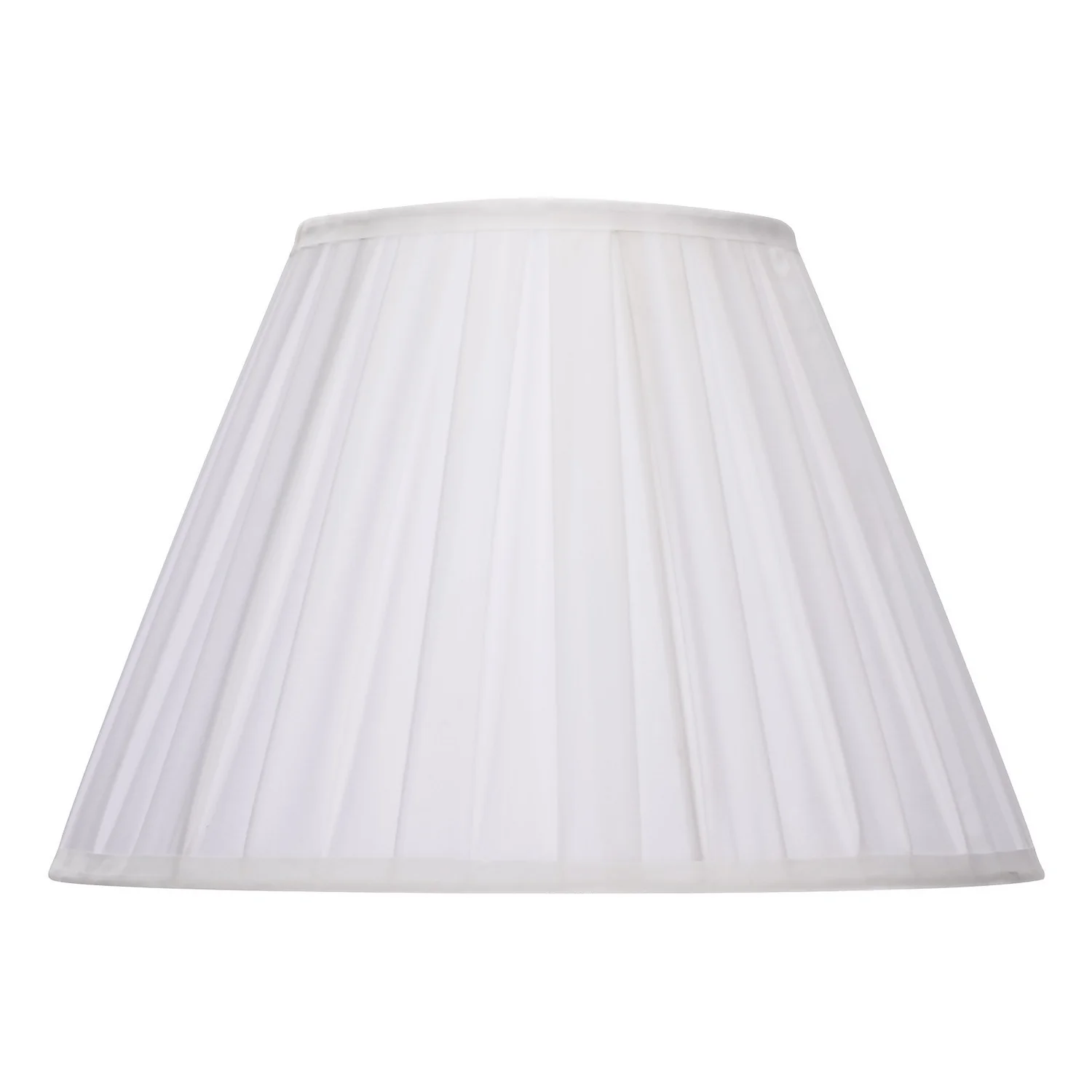Raye White Pleated Taper Silk Shade - 40cm 4 Raye White Pleated Taper Silk Shade - 40cm - Image 2