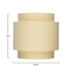 Finn Tier Drum Lemon Linen Shade - 25cm 14 Finn Tier Drum Lemon Linen Shade - 25cm -Lighting Shop 13222470 1764901095783746
