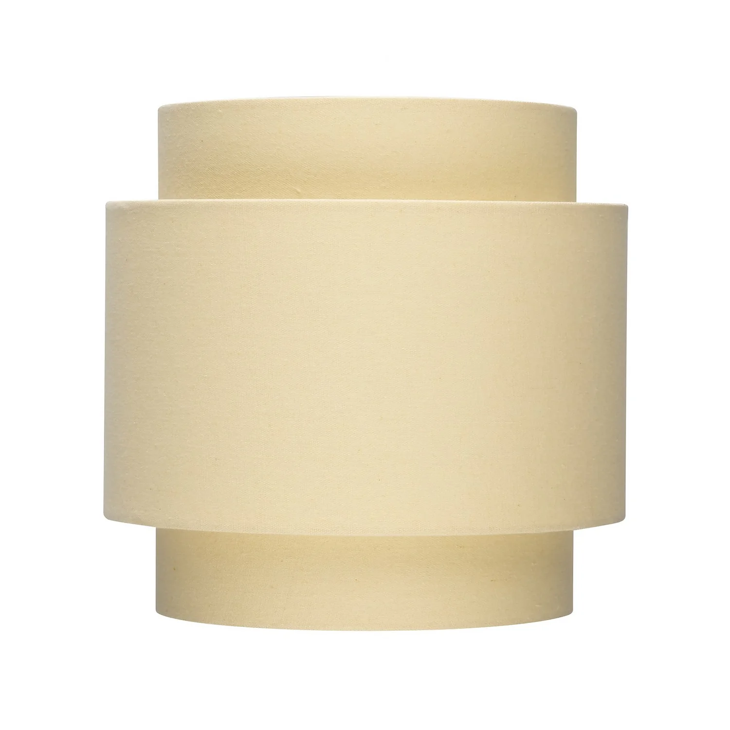 Finn Tier Drum Lemon Linen Shade - 25cm 4 Finn Tier Drum Lemon Linen Shade - 25cm - Image 2