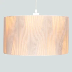 Raye Champagne Drum Pleated Silk Shade - 45cm -Lighting Shop 13222471 2084901095547703