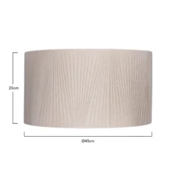 Raye Champagne Drum Pleated Silk Shade - 45cm -Lighting Shop 13222471 6184901095706883