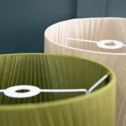 Raye Champagne Drum Pleated Silk Shade - 45cm -Lighting Shop 13222471 7344944148415562