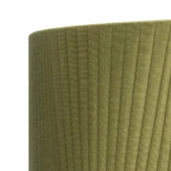 Raye Olive Drum Pleated Silk Shade - 45cm -Lighting Shop 13222472 7114901095660740