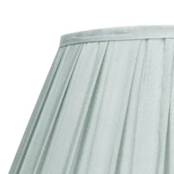 Raye Duck Egg Pleated Taper Silk Shade - 40cm -Lighting Shop 13222473 1844946174476998