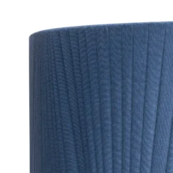 Raye Peacock Drum Pleated Silk Shade - 45cm -Lighting Shop 13222476 1354901095948089