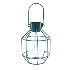 House Beautiful Firefly Solar Powered Caged Lantern -Lighting Shop 13280804 1504933436988450