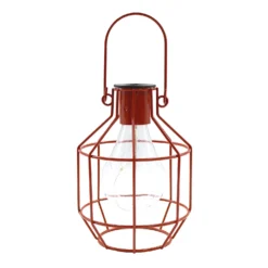 House Beautiful Firefly Solar Powered Caged Lantern -Lighting Shop 13280804 4234933436884788
