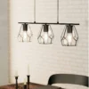 EGLO Mardyke Glass Steel 3L Pendant Light -Lighting Shop 13438800 1304910930291193