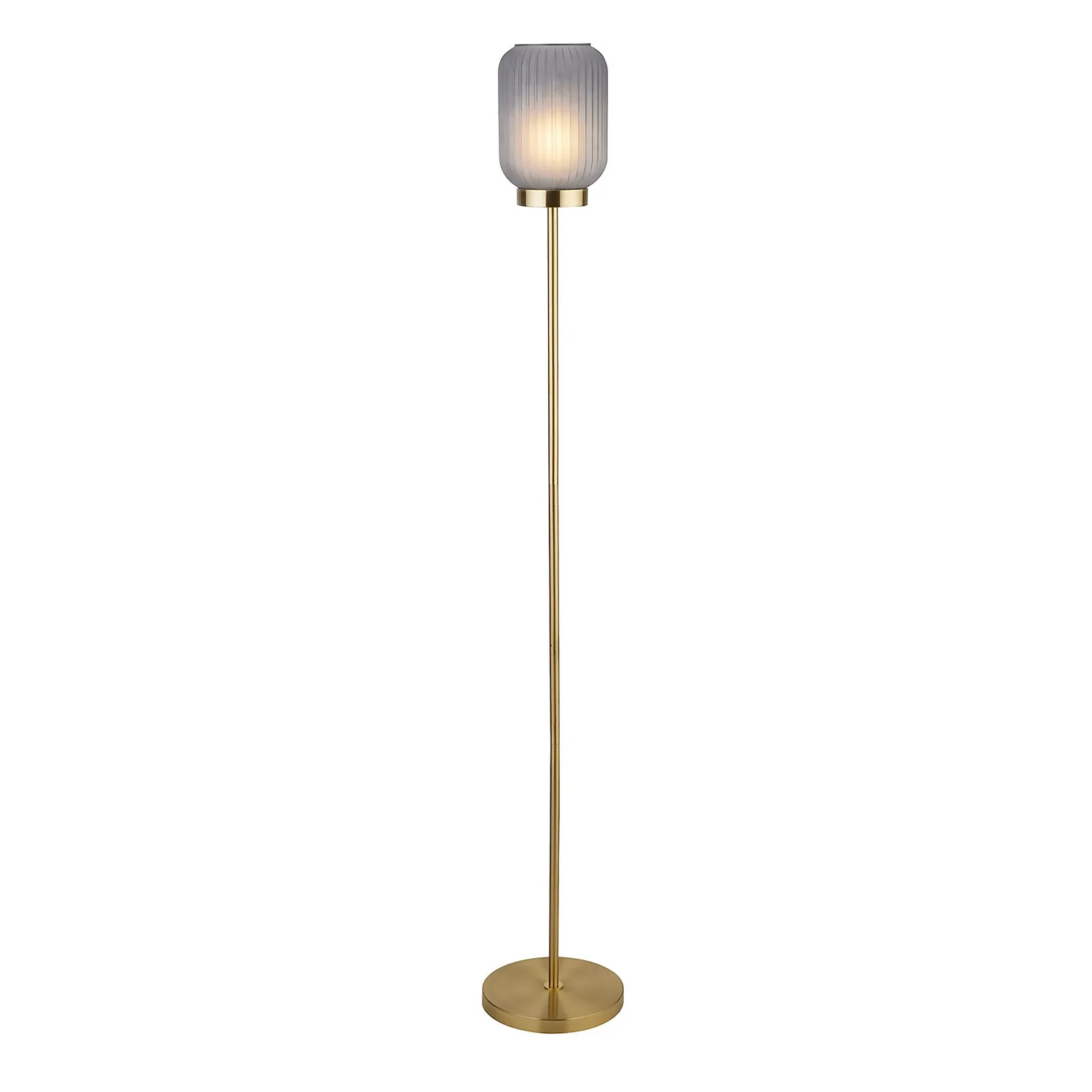 Pearl Frosted Floor Lamp - Navy 4 Pearl Frosted Floor Lamp - Navy - Image 2