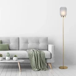 Pearl Frosted Floor Lamp - Navy 15 Pearl Frosted Floor Lamp - Navy -Lighting Shop 13445401 2565042048253801