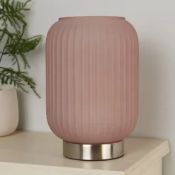 Pearl Frosted Table Lamp - Rose -Lighting Shop 13445403 7315042045022156