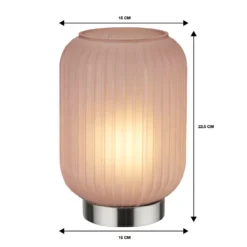 Pearl Frosted Table Lamp - Rose -Lighting Shop 13445403 8665042045103297