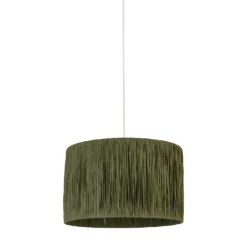 Raffia Easy Fit 35cm Shade - Sage -Lighting Shop 13445404 1174956834899466